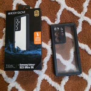 Body Glove Black and Transparent Case for Samsung Galaxy S23 Ultra 5G